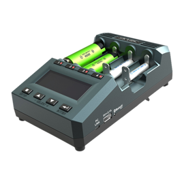 SkyRC MC3000 professionell litiumjonladdare för 4 batterier.